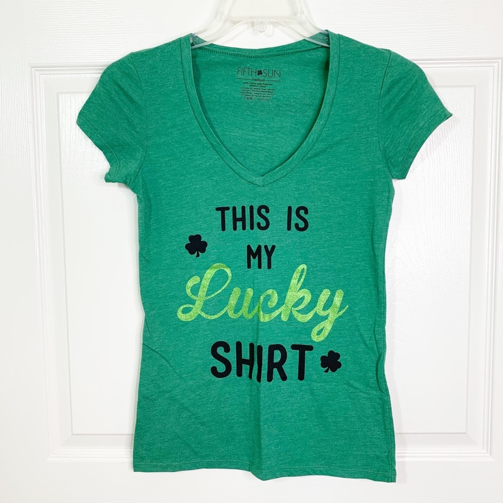 Fifth Sun This is My Lucky Shirt Baby Tee Shirt